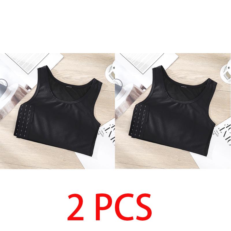 Women Breast Binder Tomboy Corset Trans Vest Side Buckle Short Top Binder Transboy Chest Tomboy Wrap Bandage Underwear
