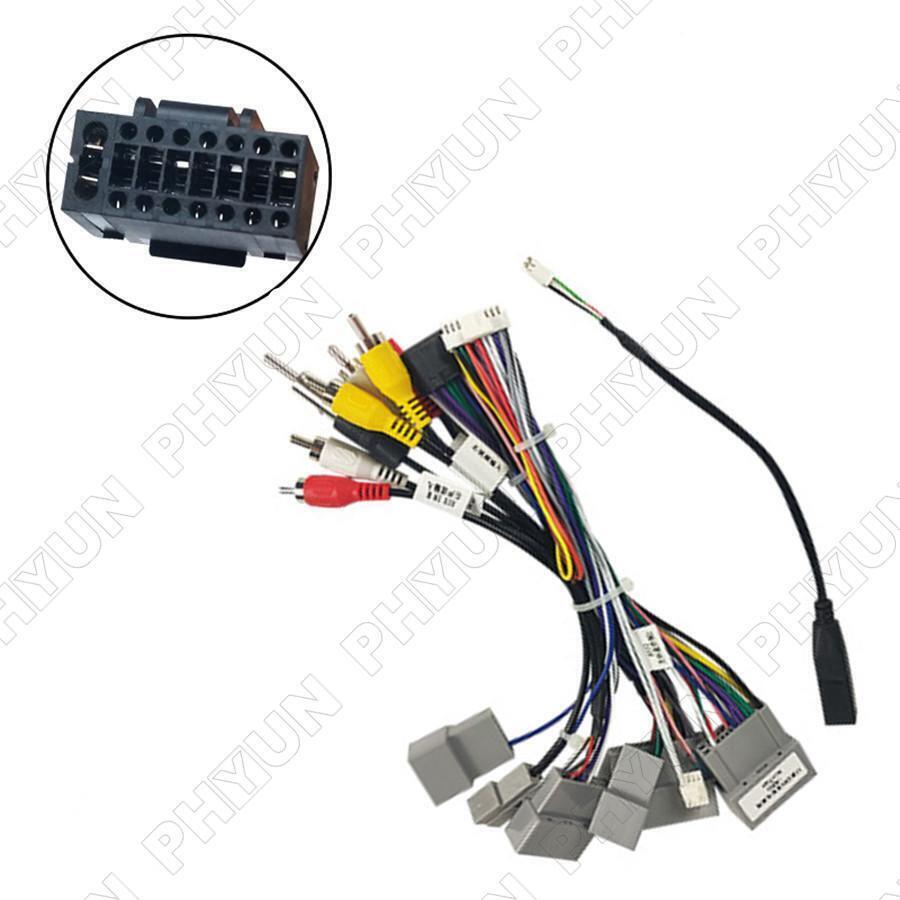 16-Pin Stereo Wiring Harness Adapter W/ Canbus Box For Honda Civic CRV 2017-
