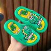 Children's Dinosaur Themed Home Slippers Anti-Slip Cute Cartoon Boys Sandals PVC Material Comfortable Home Slippers