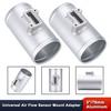 2Pcs 76Mm/3 Inch Car Air Flow Sensor Mount Adapter Intake Meter For Nissan Honda