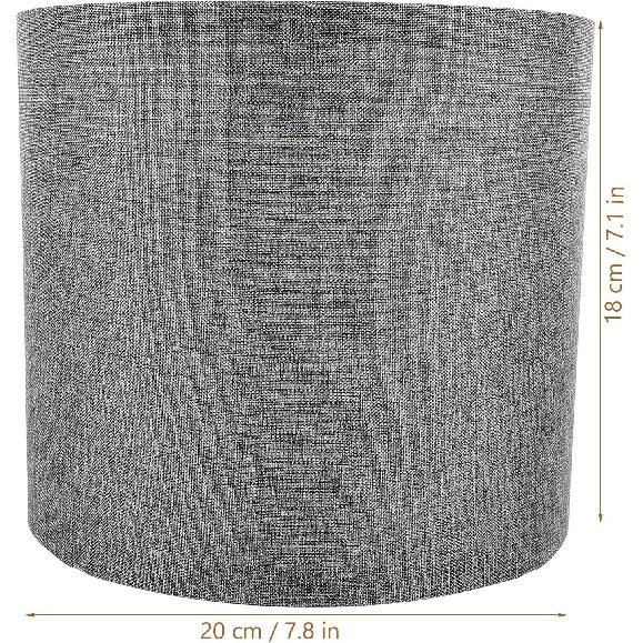 

DOITOOL Home Decor Lamp Shade for Table Lamps, Drum Lamp Shade, Replacement Small Natural Linen Lampshades Spider Fitter (Grey) Small White Desk белый