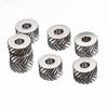 20pcs Stainless Steel Thread Bead 6mm Gold Color Engraving Spacer Beads for Jewelry Making DIY Necklace Bracelet Charms Pendants