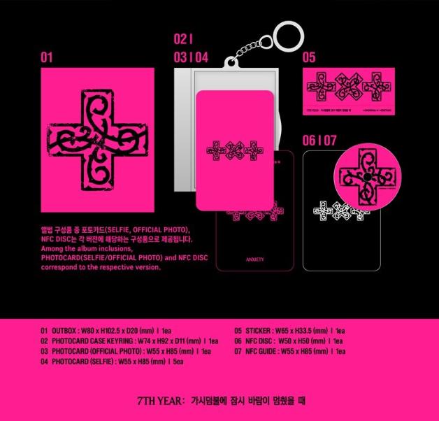 [Pre-Order] TOMORROW X TOGETHER 7TH YEAR Photocard Case Ver. Limited Edition