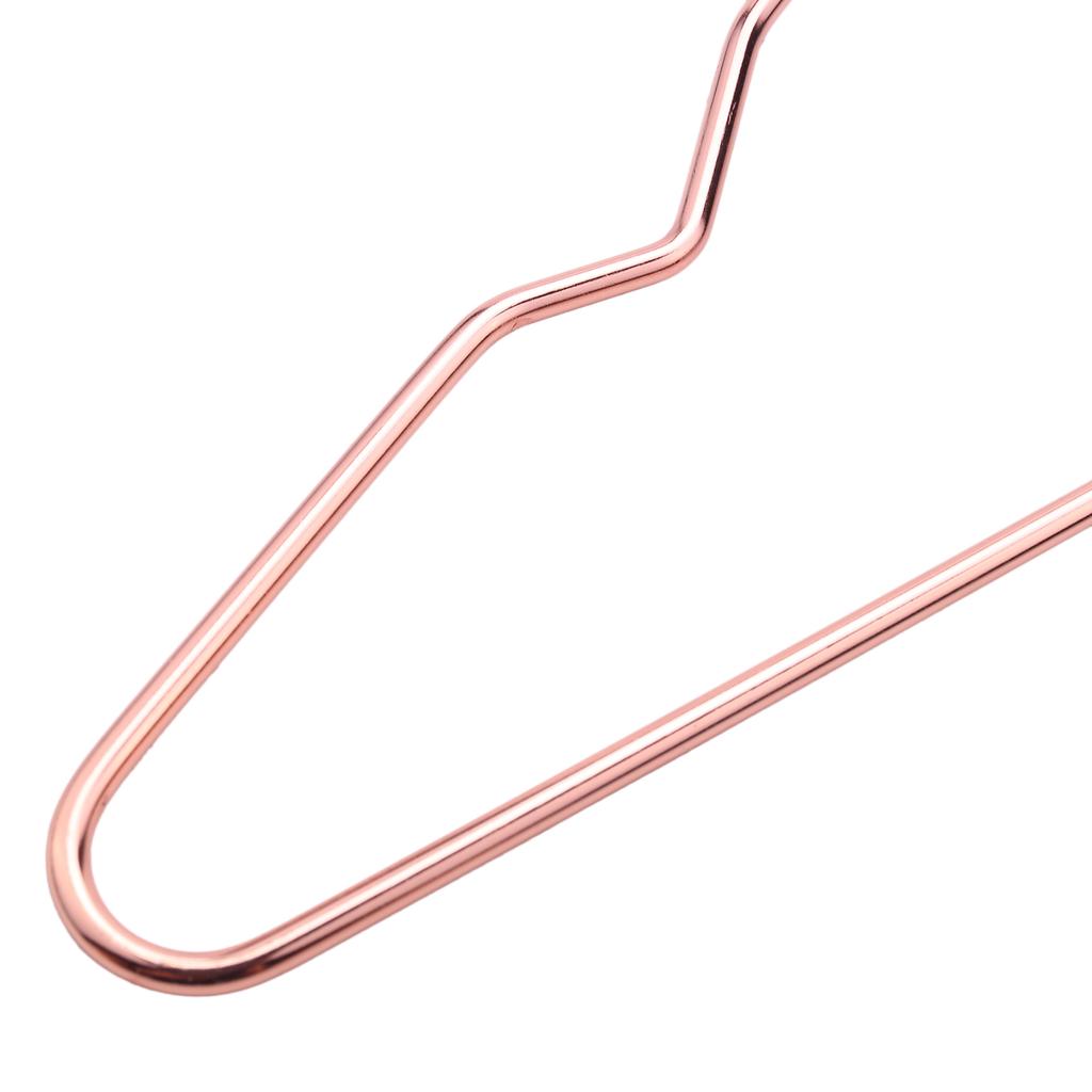 M-Modern-17 Inch Adult Heavy Duty Strong Rose Gold Clothes Hangers, Coat Hangers, Suit Hangers, Shirt Dress Hangers, Heavy Duty