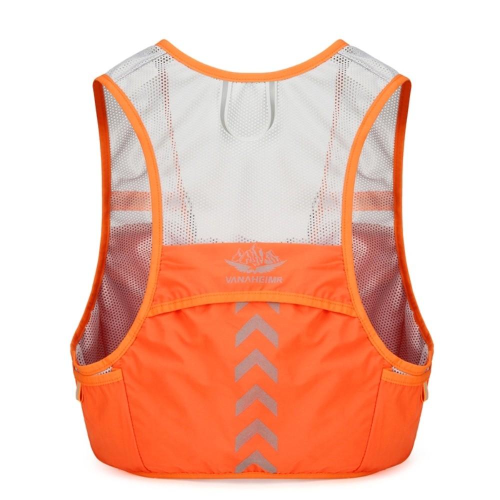 High Visibility Reflective Vest Bag Security Waistcoat Sports Backpack Night Running Bag  Cycling