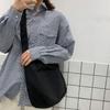 Large Capacity Women Handbag Solid Color Student Shoulder Bags Portable Canvas Tote Bag  Female Use