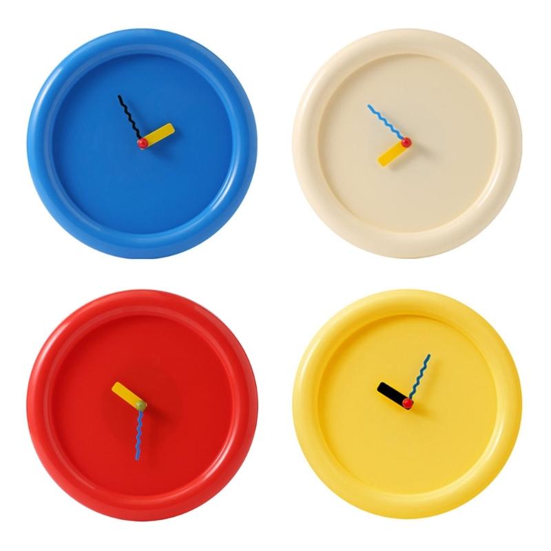 Fashion Bubble Clock in Cream Color Elegant Quiet Movement Wall Hanging or Table Clock for Home Office Decoration Gift