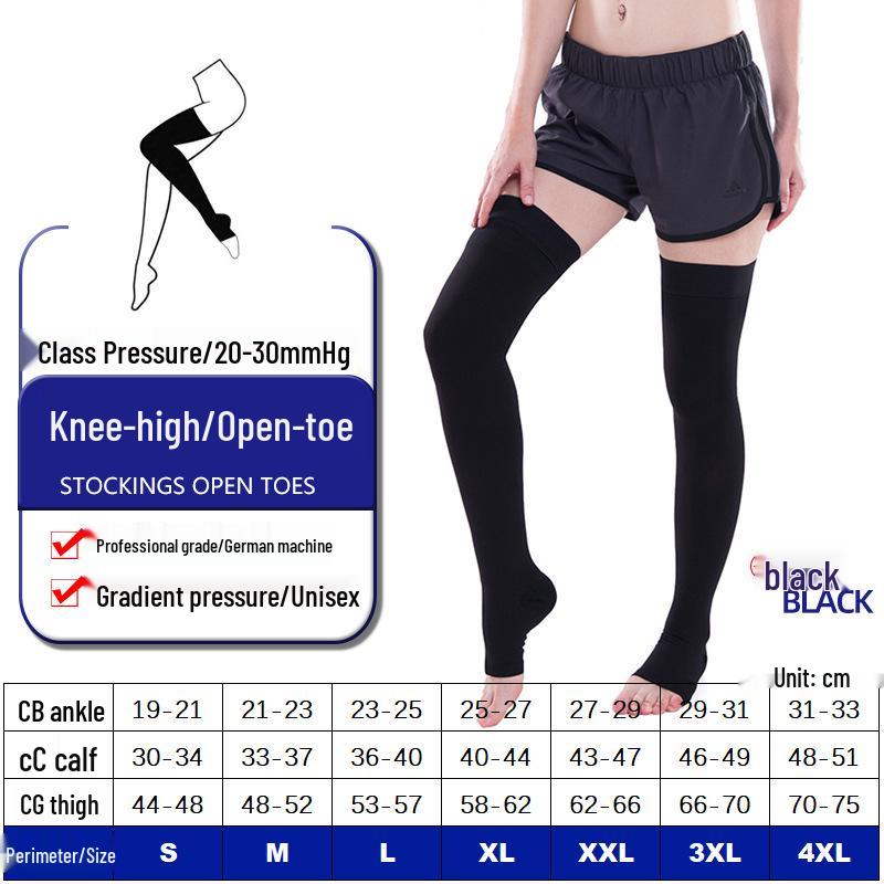 Unisex Skarpety Kompresyjne za Kolano i Rękawy na Łydki do Sportu