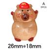 5 Pcs Kawaii Cartoon Capybara Harz Charms Helle Flatback Tier Keychain Anhänger Diy Schmuck Machen