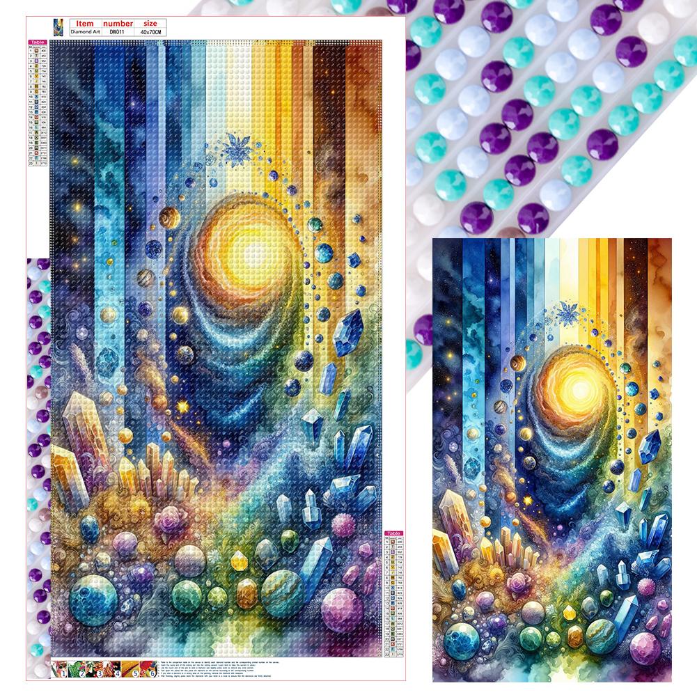 

5D DIY Полная круглая выкладка алмазной живописи Цветок Домашний декор Настенное искусство Рукоделие