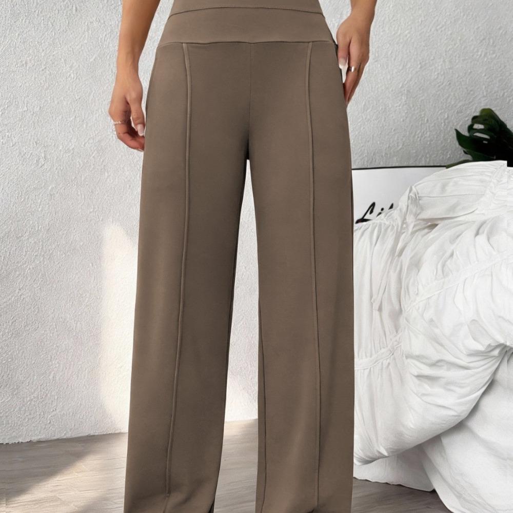 Straight Leg Sports Pants for Women, New Loose Quick Drying Pilates, Running Training Yoga Pants Fitness Suit