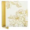 GreetingLife Designers Guild Message Board Gold DGBS-165, Floral Padded Cover Farewell Card with 14 Stickers and Envelope