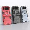 Metallring Kickstand Cover Case für Samsung Galaxy Z Flip4 5g Flip 4 Zflip4 Anti-Drop Präzise Ausschnitt Abdeckung für Samsung Z Flip4