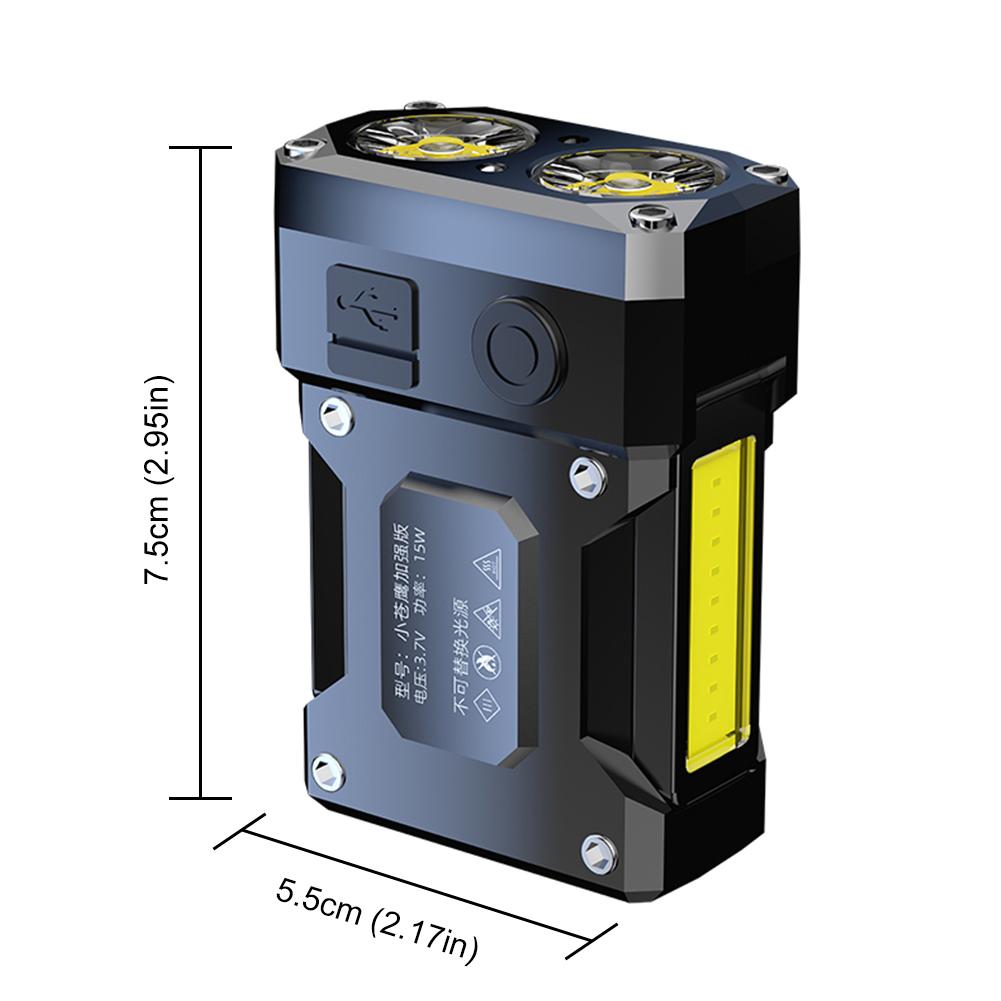 COB LED Cap Clip Lights USB Charging Motion Sensor Induction Headlamp Rotatable Camping Head Light for Camping Fishing Walking