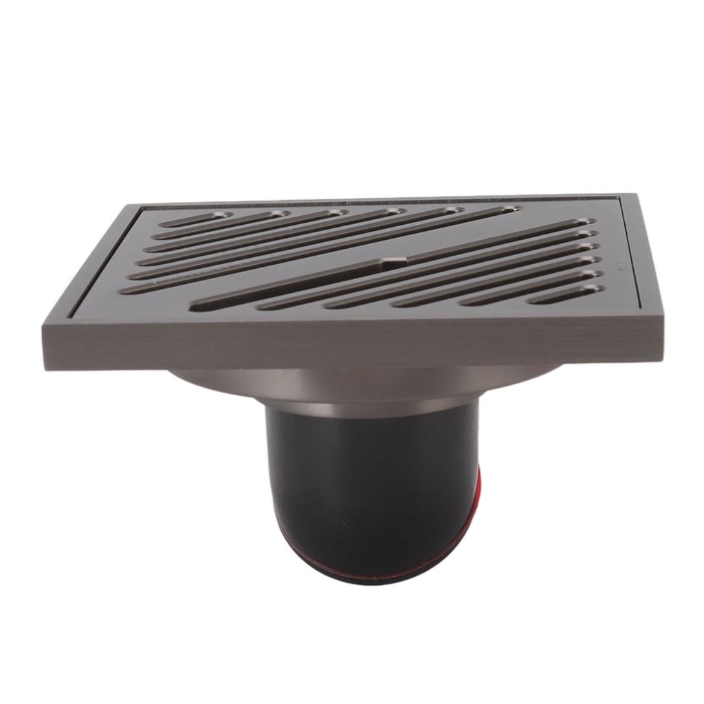 Square Shower Floor Drain Extra Thick Stainless Steel Bathroom Floor Drain for Home Kitchen Accessories Gray