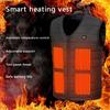 Outdoor Warm Clothing Heated For Riding Skiing Fishing Charging Via Heated Coat