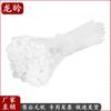 Witte Zelfvergrendelende Nylon Kabelbinders