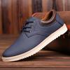 Leather Casual Shoes For Men  Autumn Winter Original  Luxury Platform Oxfords Shoes Male Walking Breathable Sneakers