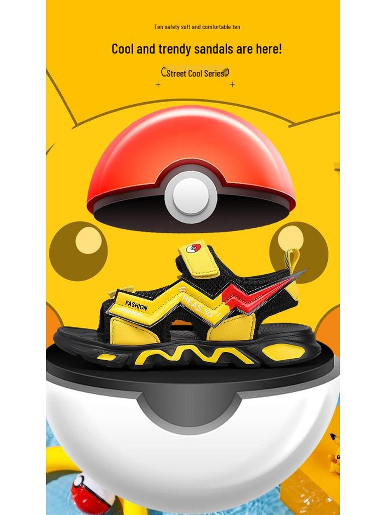 Boys' Summer Sandals 2025 - Soft Sole, Non-Slip, Odor-Resistant Beach Shoes with Shock Absorption, Perfect for Kids