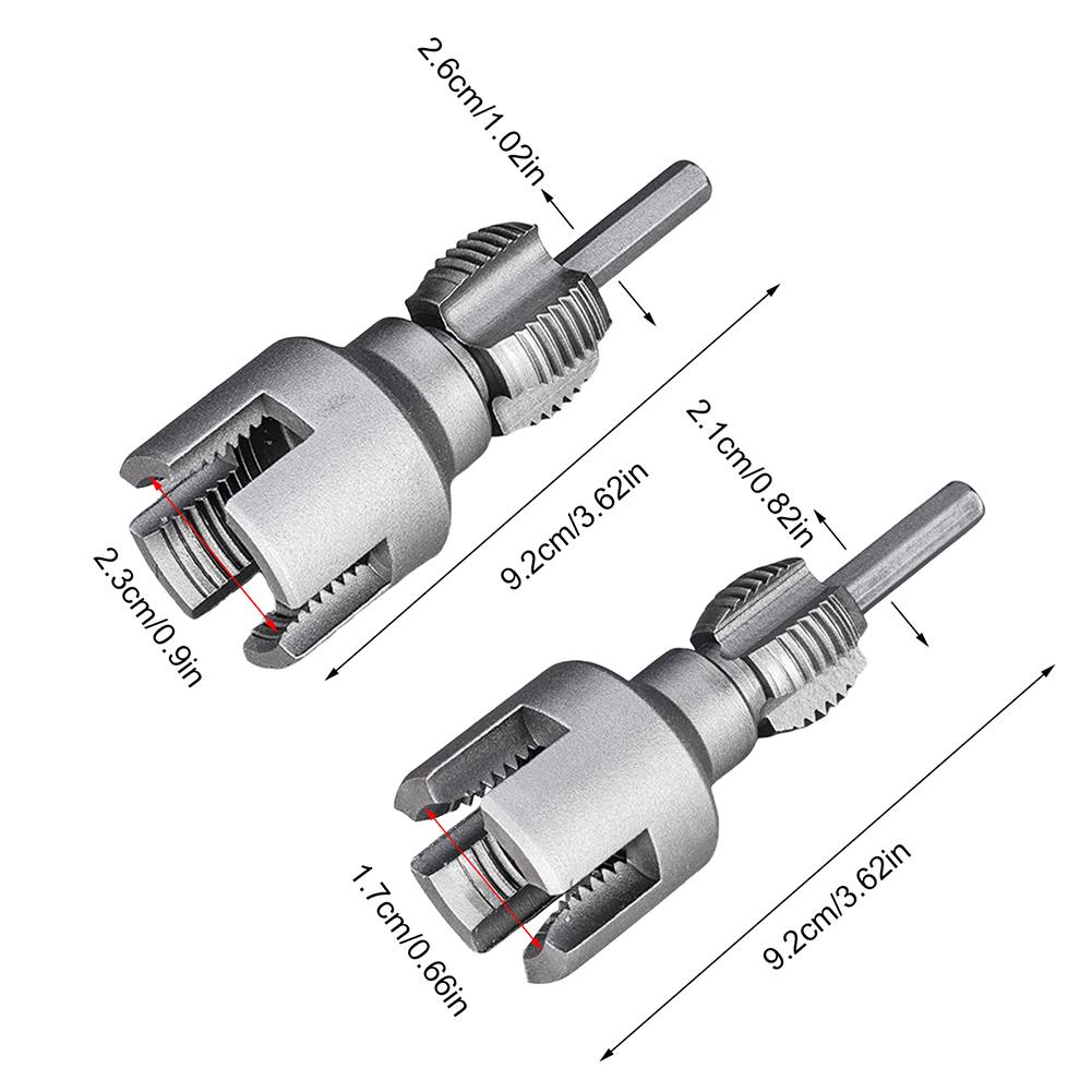 Pipe Thread Cutting Tool Integrated Internal & External Pipe Threading Tool 1/2IN 3/4IN Pipe Sizes Rethreading Tool