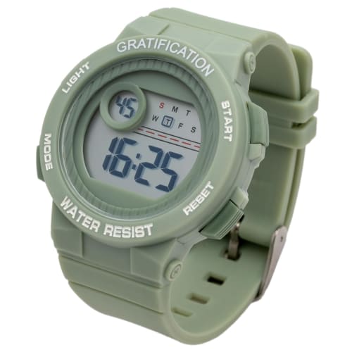 

Женские цифровые часы Fieldwork, водонепроницаемость 3 АТМ, WP Dain Khaki, YM122-4