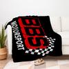 BBS Motorsport Racing Wheel Checkered Flag Sticker DecalBlanket Flannel Throw Blanket for Sofa, Bed, Travel, Camping, Office, Couch, Chair,