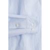 H M Poplin sHirt Regular Fit ligHt Blue Striped