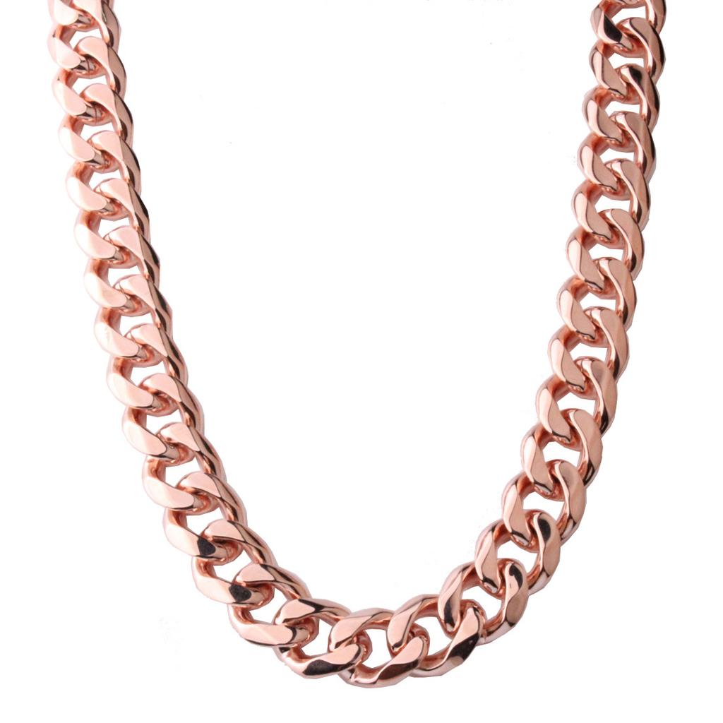 2026 Fashion Trend Domineering Men's Necklace, Six-Sided Grinding Chain Necklace Jewelry Accessories