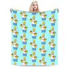 Funny S-Simpsons Cartoon Warm Cozy Blanket  Print Camping Bedding Throws Outdoor Flannel Bedspread Sofa Bed Cover