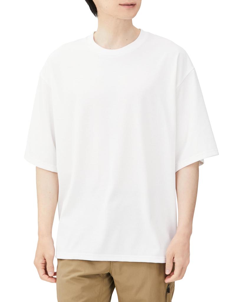 Helly Hansen S/S Marine Paper Print Tee in Clear White