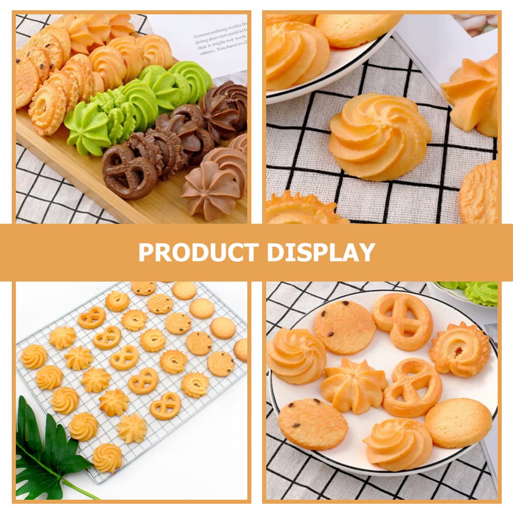 POPETPOP Cookie Food Biscuit Set of Perfect for Pretend Fruit and Promotional Photography and Brown Replicas, Models, 16, Play, School, Events, Shops,