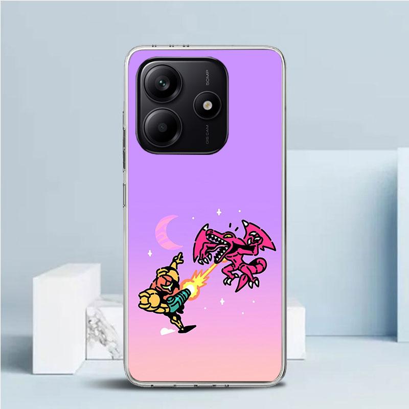 Game M-Metroids Soft Cover for Xiaomi Redmi Note 15 14 13 12 Pro Plus Phone Case 14S 11S 11T 11E 10S 10 4G Pattern Shell Redmi N