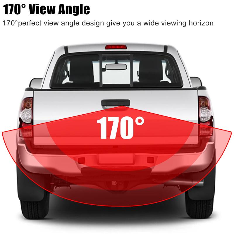 Tailgate Handle With Full Hd Night Vision Rear View Backup Camera Compatible For Toyota Tacoma