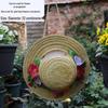 Decorative Outdoor Garden Straw Hat Bird's Nest Ornament