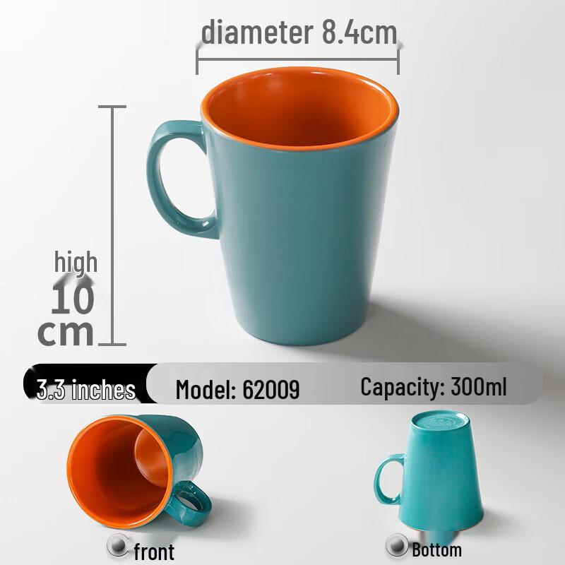 Меламиновая имитация фарфора, небьющаяся питьевая чашка с ручкой