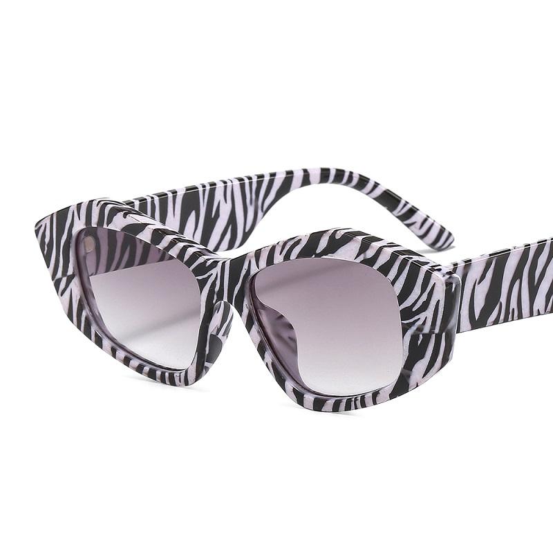 Latest Stylish Cat-Eye Sunglasses Women Men Gradients Lens Leopard Zebra Pattern Stylish Classic Casual Sun Glasses UV400 Protection Eye Wear
