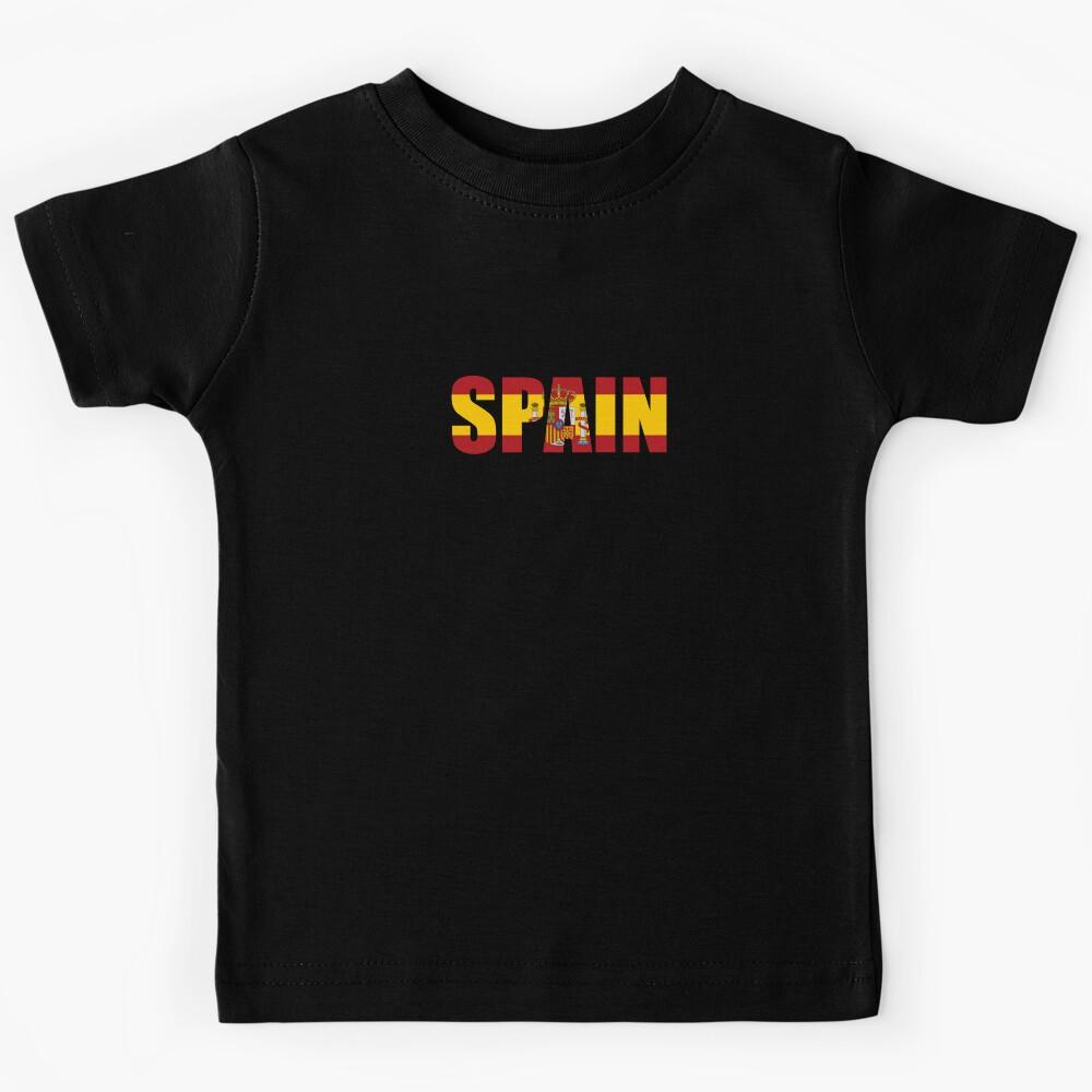 Spain Flag ES Kids T-Shirt 130
