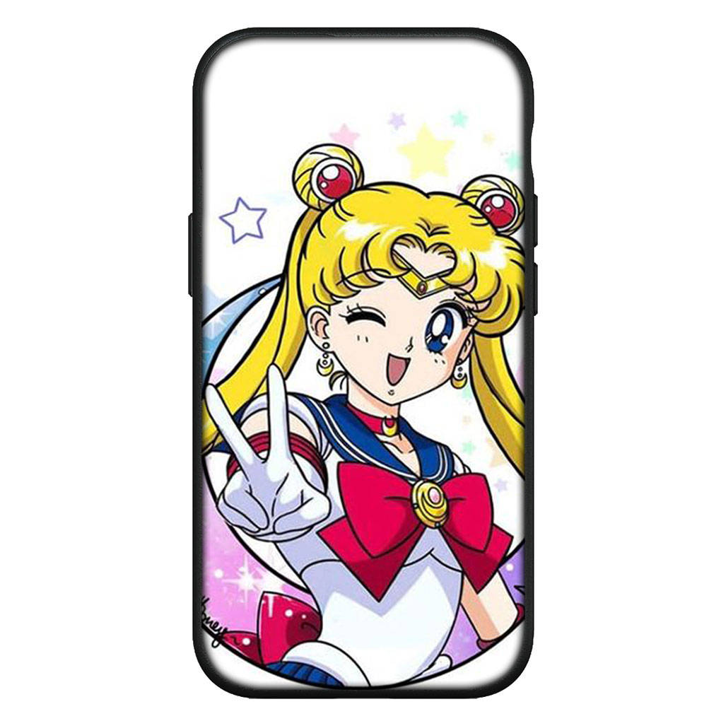 

Чехол для iPhone 16 15 Xiaomi Redmi Note 14 13 12 11 Pro Max X 8 9 16e Samsung Galaxy S25 S24 S23 Moto OPPO Huawei Моряк Аниме Луна Милый Чехол для Телефона for Redmi Note 13 Pro 4G олений