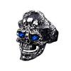 Skull Opening Rings Finger Rings Skull Adjustable Rings Eye Catching Open Rings
