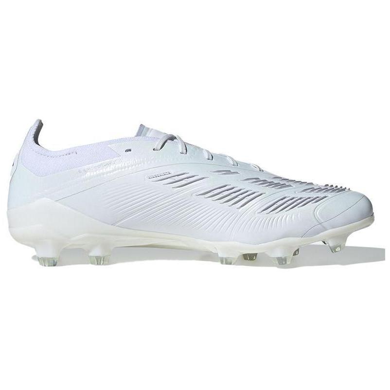 Adidas Predator Elite Round Toe Lace-Up AG HG Soccer Shoes Unisex Soccer Shoes White IG5423