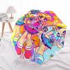 1pc Powerpuff Girls Automatic Opening/Closing Outdoor Umbrella with Portable Tri-Fold Design, 8-Rib Iron Frame Outdoor for Fans, Travelers, Daily