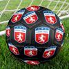 Olympique Lyonnais Hallenfußball Größe 5 Bunt Alle Altersgruppen Maschinengenäht PVC Wettkampftauglich Langlebig Hoher Rückprall