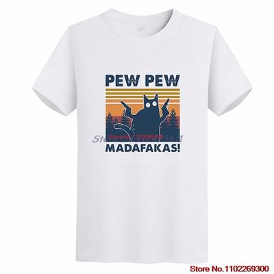 Pew Madafakas Lustige Grafik T-Shirts Sommer Baumwolle Neue Hemden und T-Shirts Übergroßes Shirt T-Shirts Tops Sommer Herren Print T-Shirt
