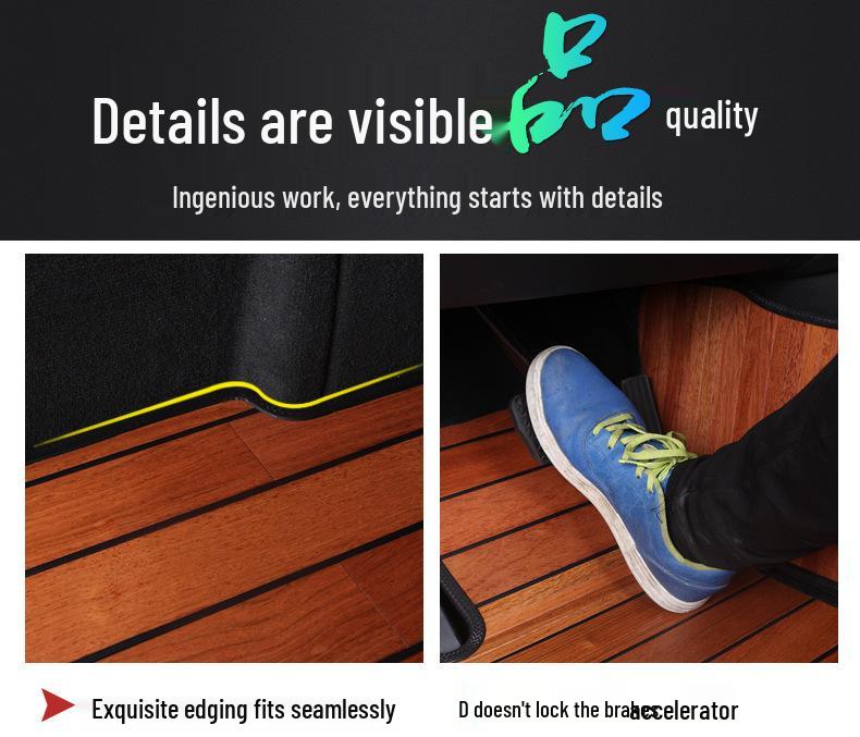 Nissan, Wey, Subaru, Skoda Custom Solid Wood Car Floor Mats