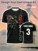 Personalized Soccer Jersey, Quick-Dry Uniform for Matches & Daily Wear