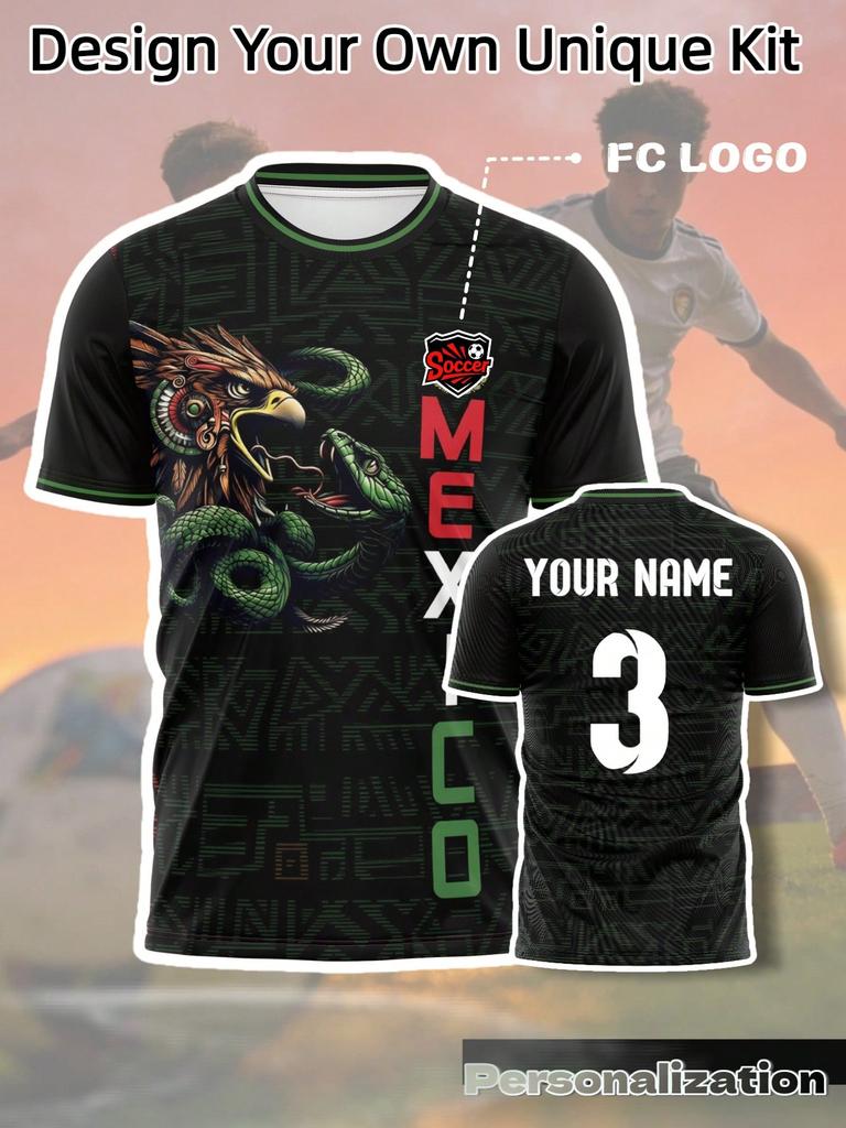 Personalized Soccer Jersey, Quick-Dry Uniform for Matches & Daily Wear