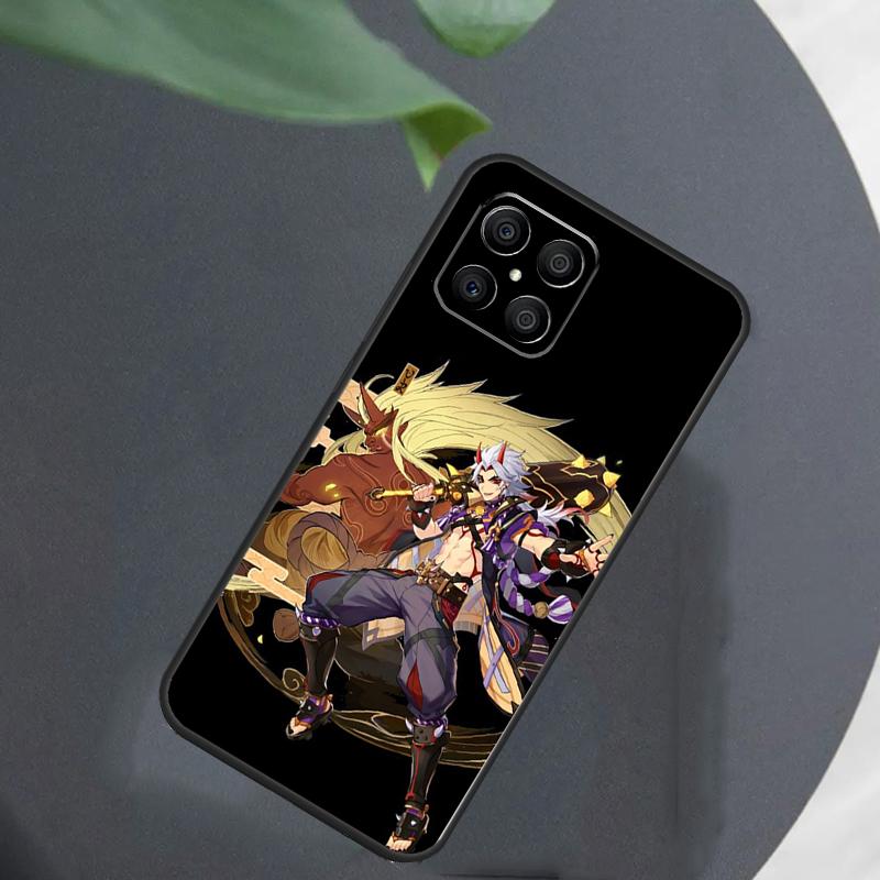 Genshin Impact Arataki Itto For Honor Magic 5 6 7 8 Pro Case For Honor 400 200 50 70 Lite X8c X8b X9a X9b X9c X9d Win RT