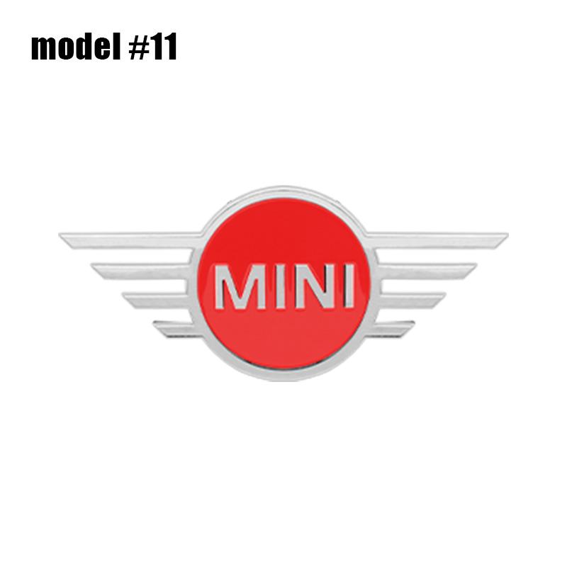 ABS Car Front Hood Emblem Rear Trunk Badge Sticker For Mini Cooper JCW Works R56 R50 F54 F55 F56 F57 F60 R52 R53 R55 Accessories