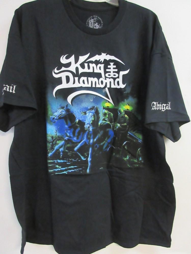 KING DIAMOND ABIGAIL ОФИЦИАЛЬНЫЙ МЕРЧ ГРУППА КОНЦЕРТ МУЗЫКА 2XL / XXL Унисекс Футболка XXXL