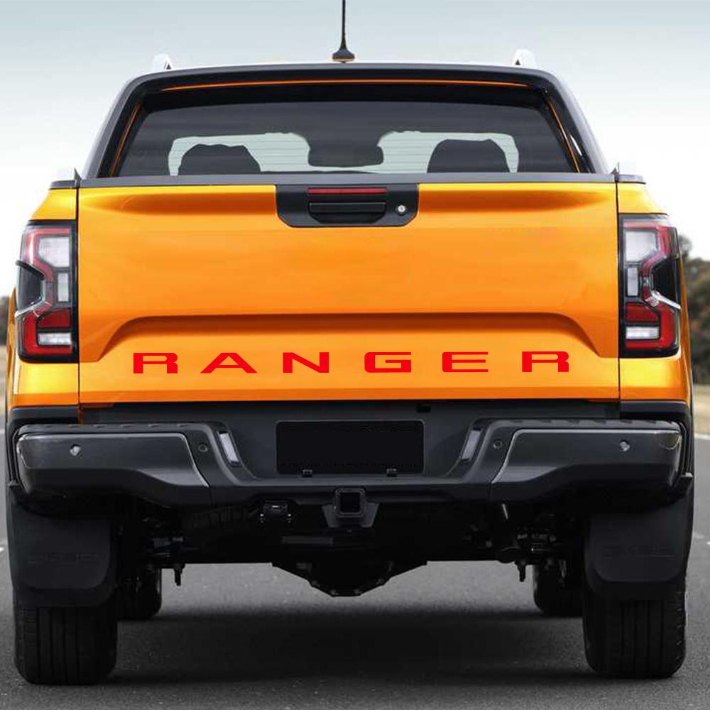 Pickup Tailgate Insert Indent Sticker For Ford Ranger 2019-2021 New Car Decor Decals Vinyl Letter Cover Auto Tuning Accessories